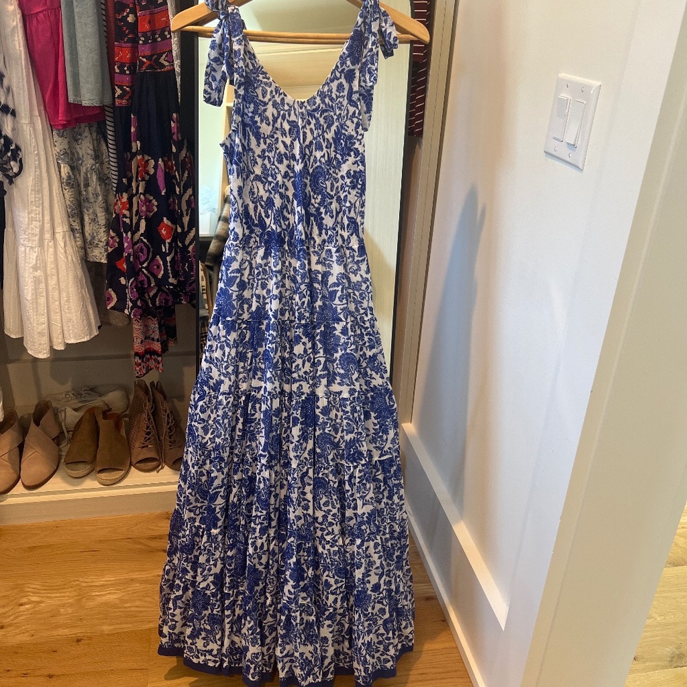 Free People Tie Strap Maxi Dress
